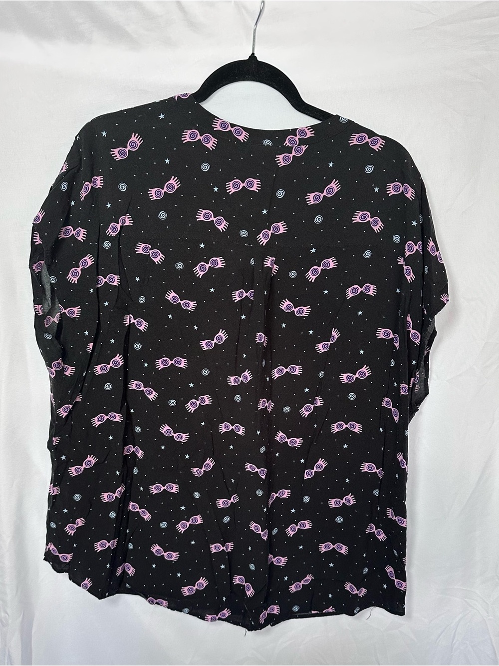 Torrid 1 (14/16) Harry Potter Luna Lovegood Button Up Challis Top Shirt - Picture 3 of 9